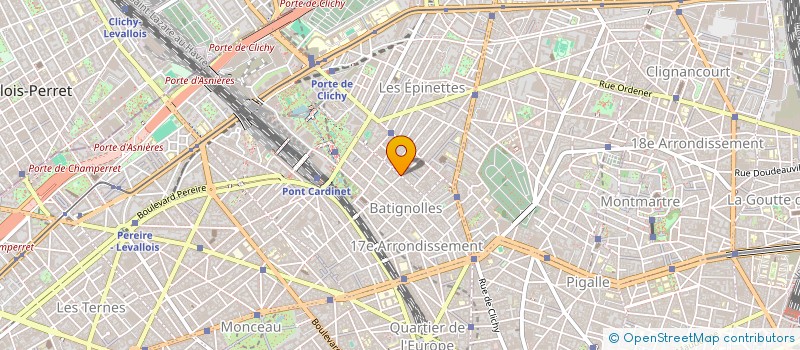 localisation de l'entreprise LT PRODUCTIONS à PARIS