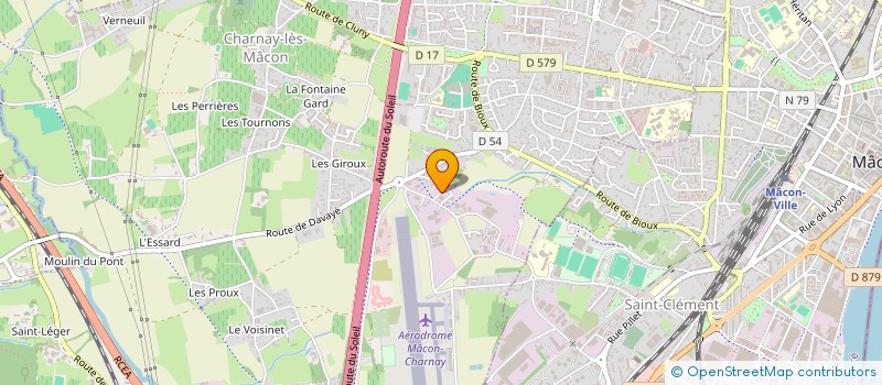 localisation de l'entreprise LT RECRUTEMENT  CHARNAY-LES-MACON