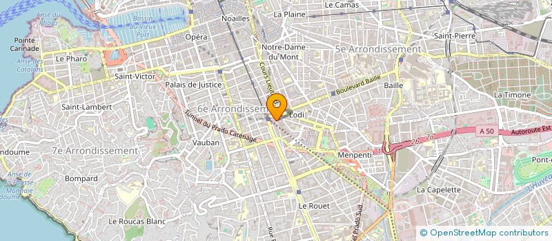 localisation de l'entreprise LT REDACTION CONSEIL à MARSEILLE