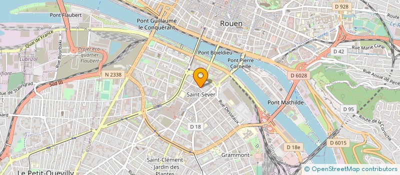 localisation de l'entreprise LT ROUEN DISTRIBUTION  ROUEN