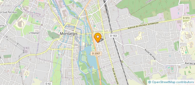 localisation de l'entreprise LT SERVICES à MONTARGIS