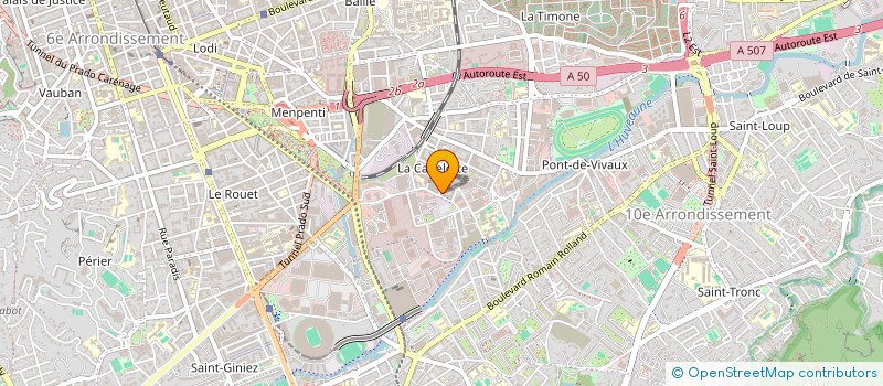 localisation de l'entreprise LT SOLUTIONS  MARSEILLE