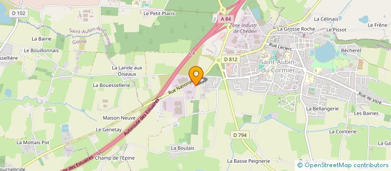 localisation de l'entreprise LT TRADING  ROMAGNE