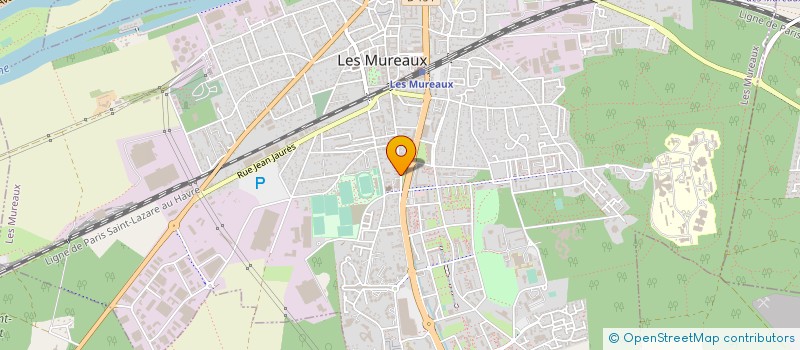 localisation de l'entreprise LT TRANSPORTS à LES MUREAUX