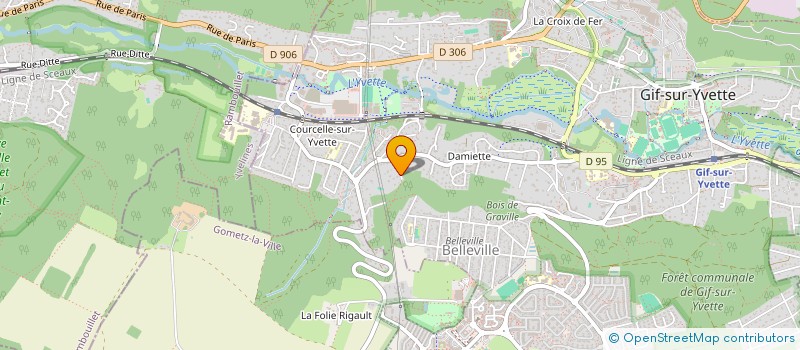 localisation de l'entreprise LT URBAN GAMES à GIF-SUR-YVETTE