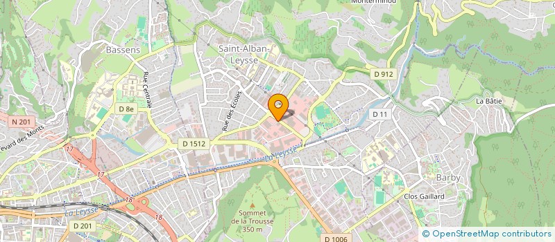 localisation de l'entreprise LT2 AUTOMOBILE  SAINT-ALBAN-LEYSSE