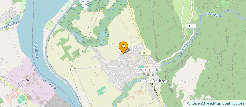 localisation de l'entreprise LT2F  SERRIERES-DE-BRIORD