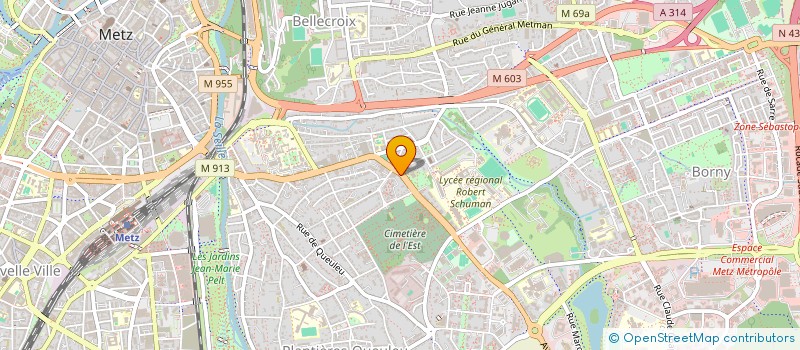 localisation de l'entreprise LT2G CAPITAL  METZ