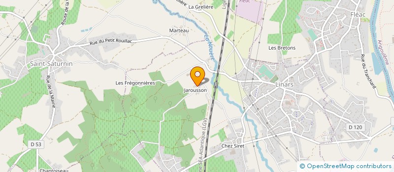 localisation de l'entreprise LT2GB à LINARS