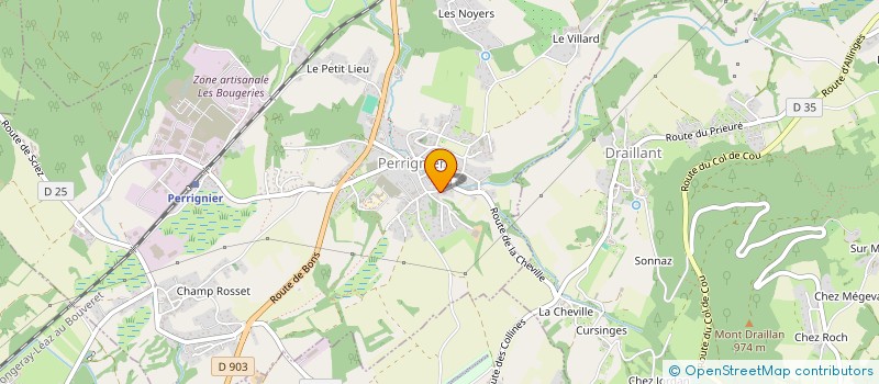 localisation de l'entreprise LT2M HOLDING  PERRIGNIER