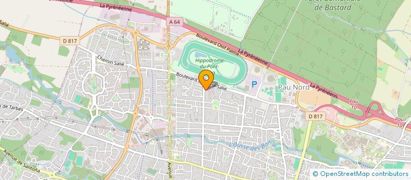 localisation de l'entreprise LT2R à PAU