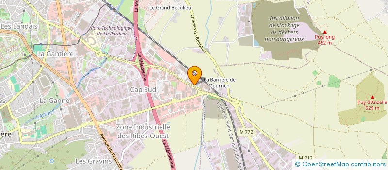 localisation de l'entreprise LT3 à CLERMONT-FERRAND
