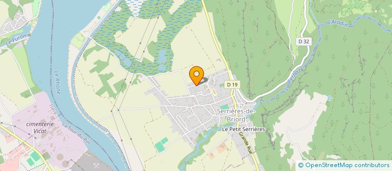 localisation de l'entreprise LT3F  SERRIERES-DE-BRIORD