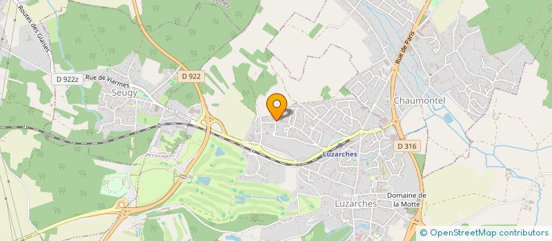 localisation de l'entreprise LT997  LUZARCHES