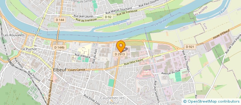 localisation de l'entreprise LTA 3000 à CAUDEBEC-LES-ELBEUF