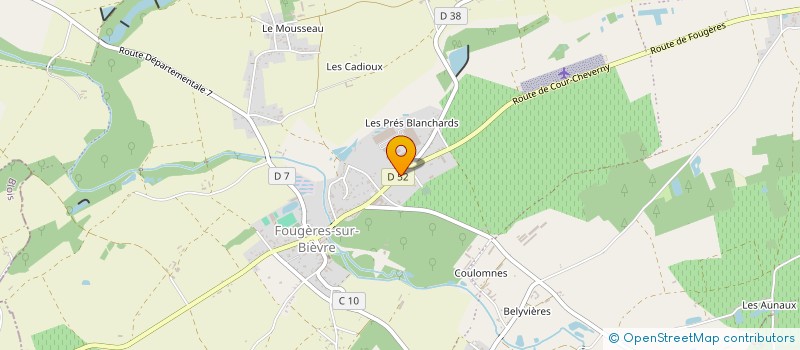 localisation de l'entreprise LTA  LE CONTROIS-EN-SOLOGNE