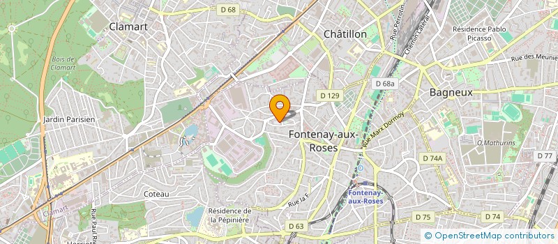 localisation de l'entreprise LTA à FONTENAY-AUX-ROSES