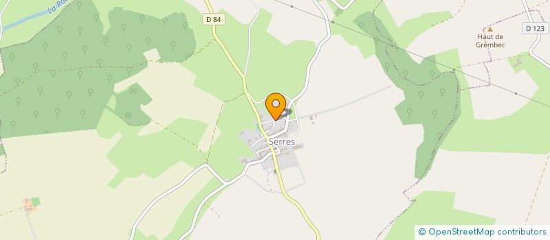 localisation de l'entreprise LTA  SERRES