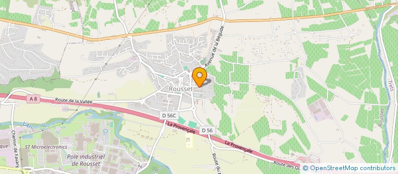 localisation de l'entreprise LTA CONSULTING à ROUSSET