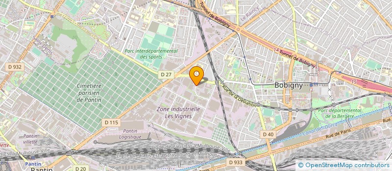 localisation de l'entreprise LTA MEDICAL à BOBIGNY