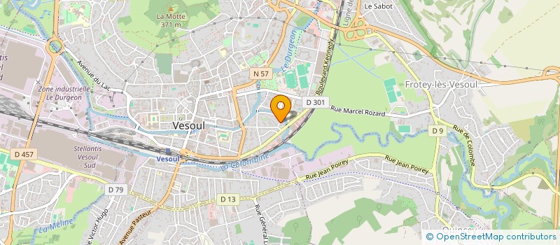 localisation de l'entreprise LTA-TEK à NOIDANS-LES-VESOUL