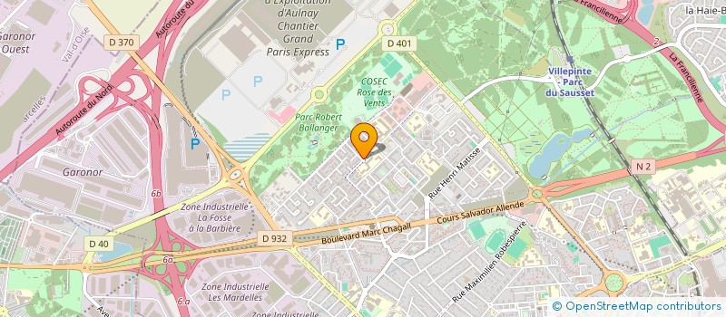 localisation de l'entreprise LTASSO (LTA) à AULNAY-SOUS-BOIS