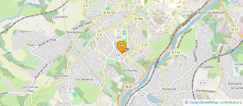 localisation de l'entreprise LTASSURE  ISLE