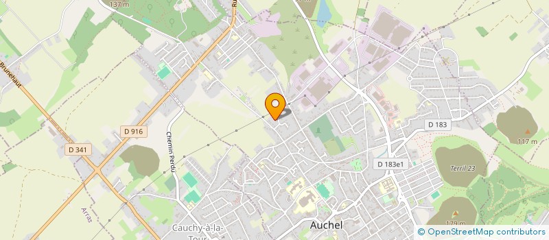 localisation de l'entreprise LTB à AUCHEL