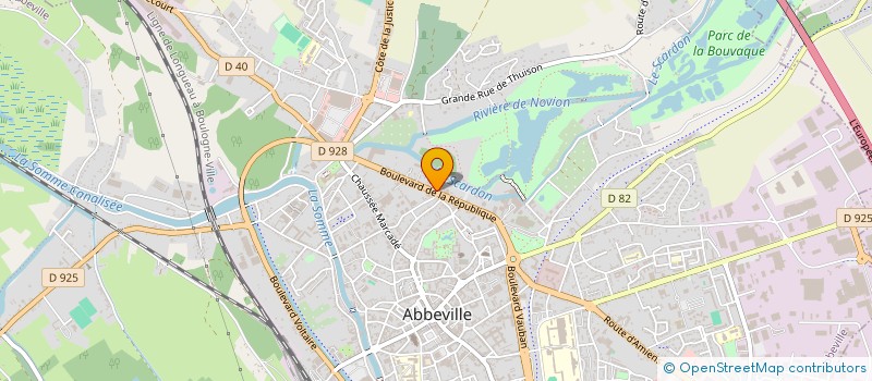 localisation de l'entreprise LTB BAT à ABBEVILLE