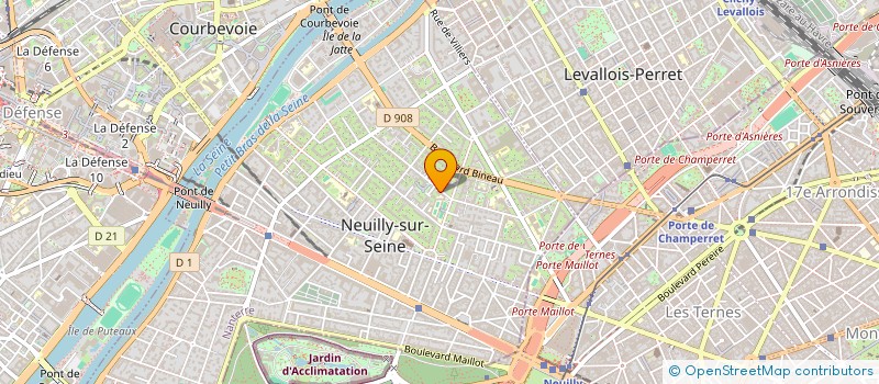 localisation de l'entreprise LTB CONSULTANTS à NEUILLY-SUR-SEINE