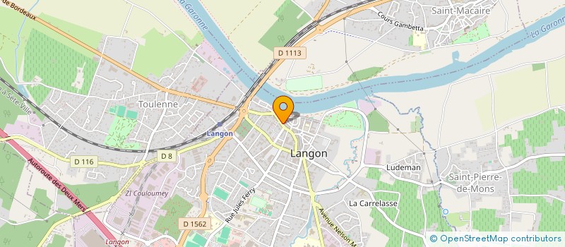 localisation de l'entreprise LTB DEPANNAGE INFORMATIQUE  LANGON