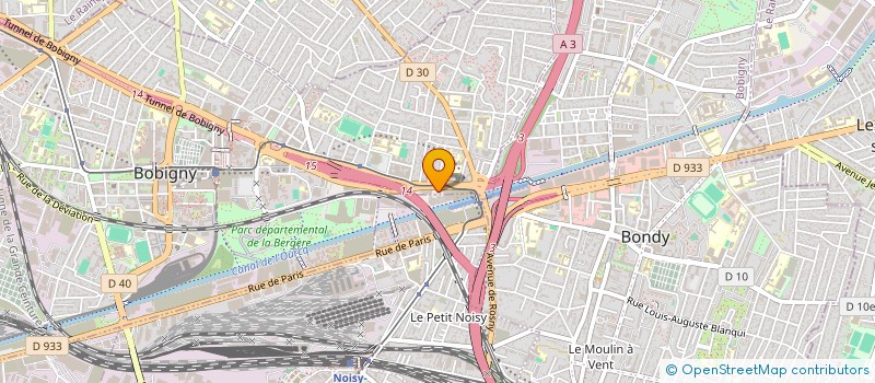 localisation de l'entreprise LTB FRANCE à BOBIGNY