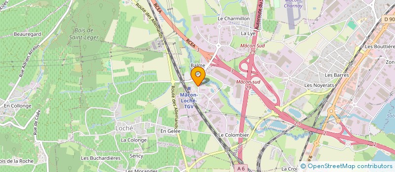 localisation de l'entreprise LTB'H à MACON