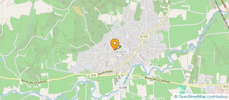 localisation de l'entreprise LTB HOLDING  LAUDUN-L'ARDOISE