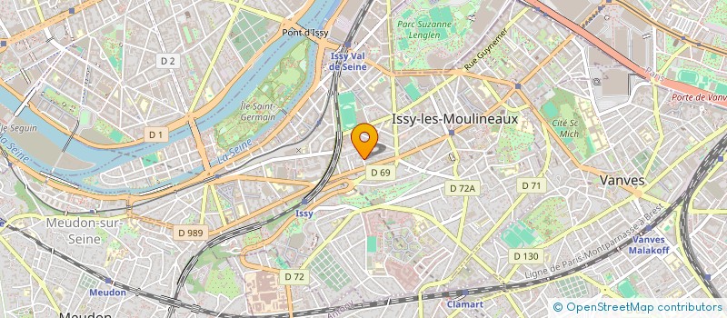 localisation de l'entreprise LTB HOLDING à ISSY-LES-MOULINEAUX