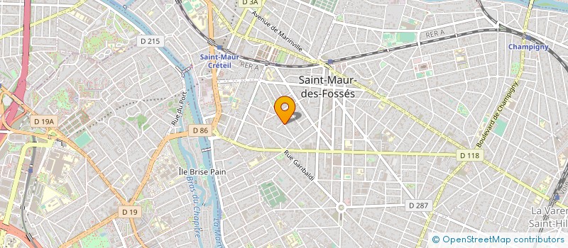 localisation de l'entreprise LTB LOCAT TRANSPORTS BENNES à SAINT-MAUR-DES-FOSSES
