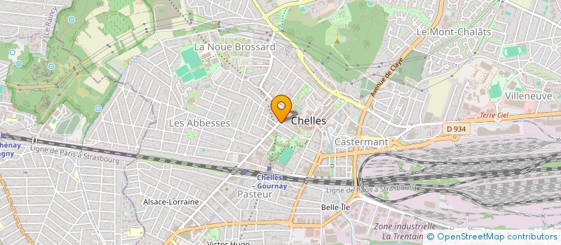 localisation de l'entreprise LTBA à CHELLES