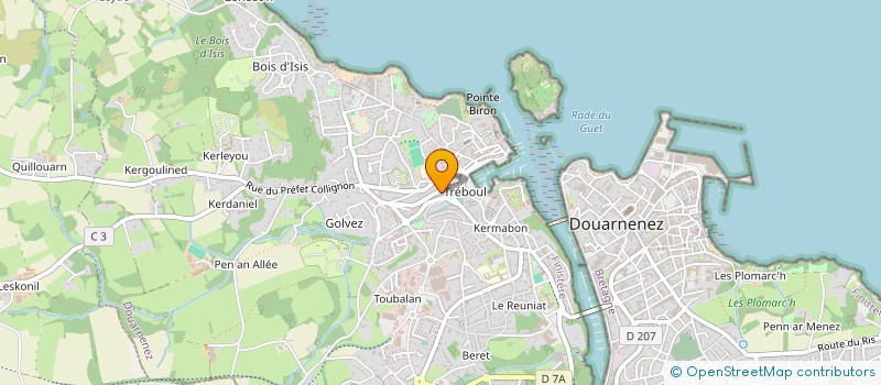 localisation de l'entreprise LTBF  DOUARNENEZ