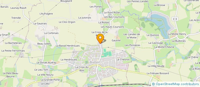 localisation de l'entreprise LTBREIZH  BRETEIL