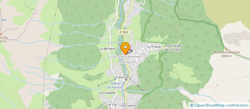 localisation de l'entreprise LTC à LES CONTAMINES-MONTJOIE