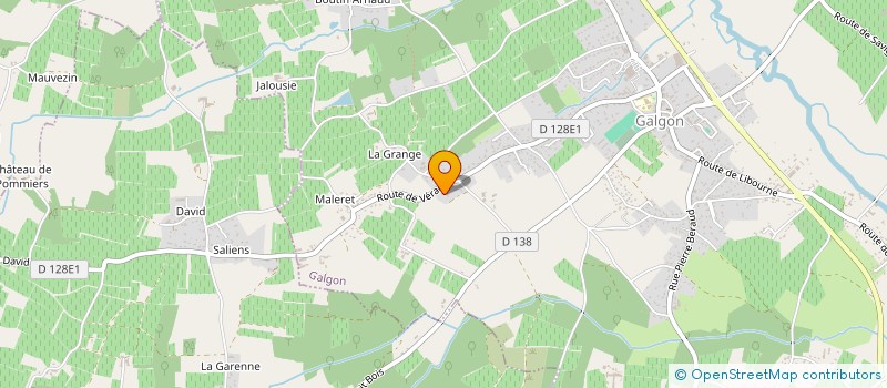 localisation de l'entreprise LTC INVEST  GALGON