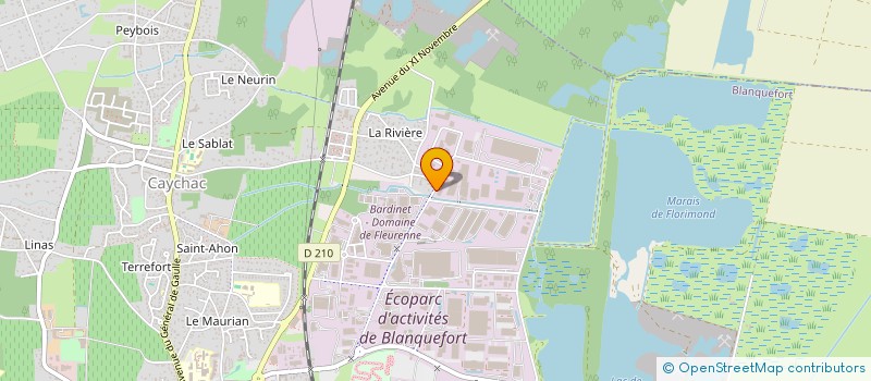 localisation de l'entreprise LTC LES BONNES CHOSES à BLANQUEFORT