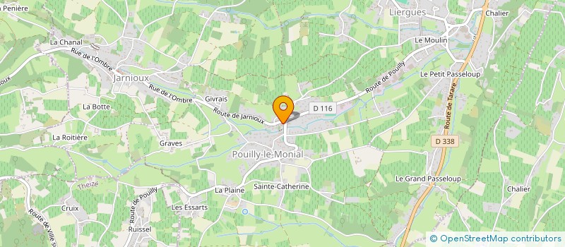 localisation de l'entreprise LTC MARKET  PORTE DES PIERRES DOREES