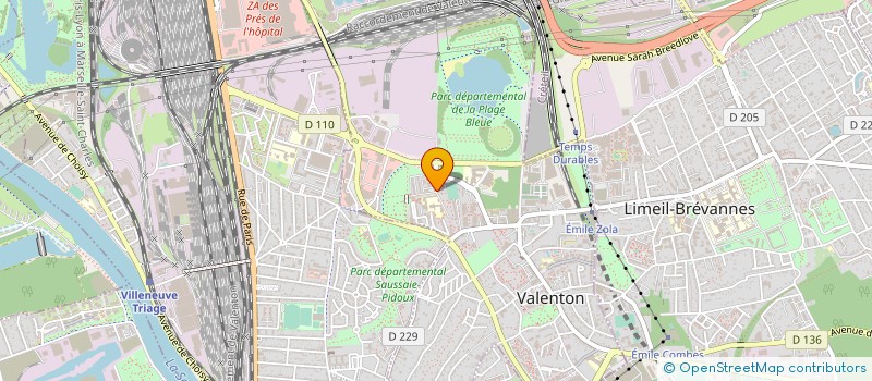 localisation de l'entreprise LTC NETWORKS à VALENTON