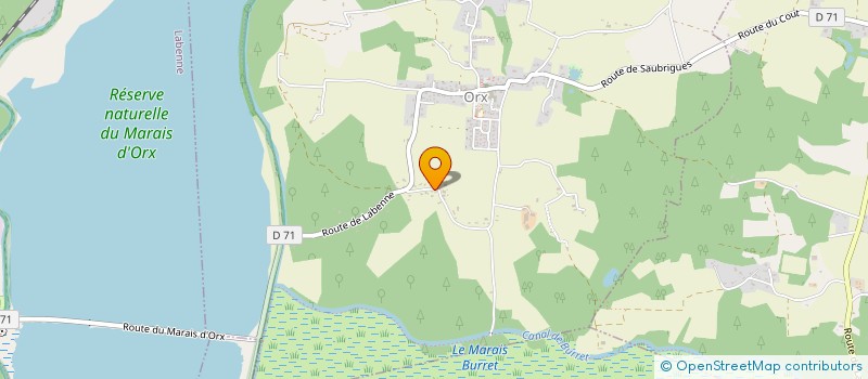 localisation de l'entreprise LTC WOOD  ORX