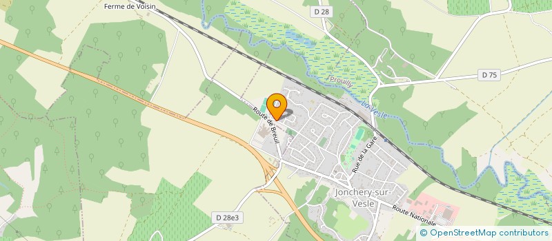 localisation de l'entreprise LTCA  JONCHERY-SUR-VESLE