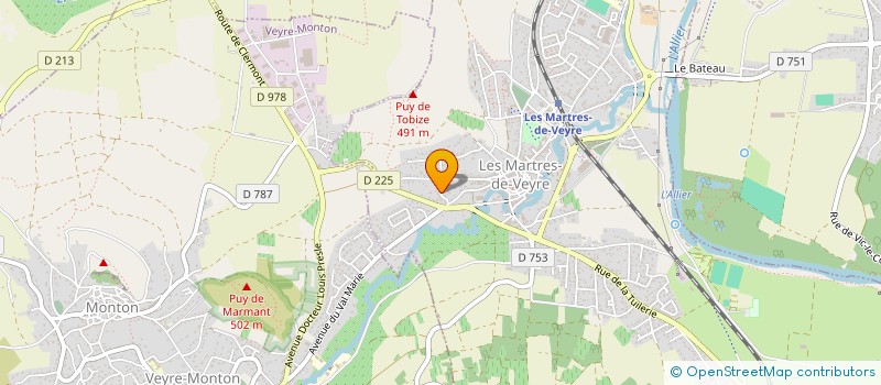 localisation de l'entreprise LTCG  LES MARTRES-DE-VEYRE