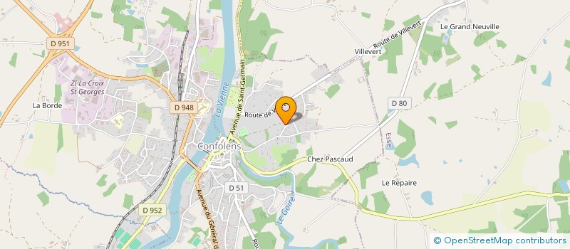 localisation de l'entreprise LTCN  CONFOLENS