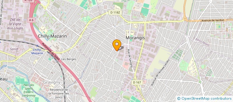 localisation de l'entreprise LTCONCEPT à MORANGIS