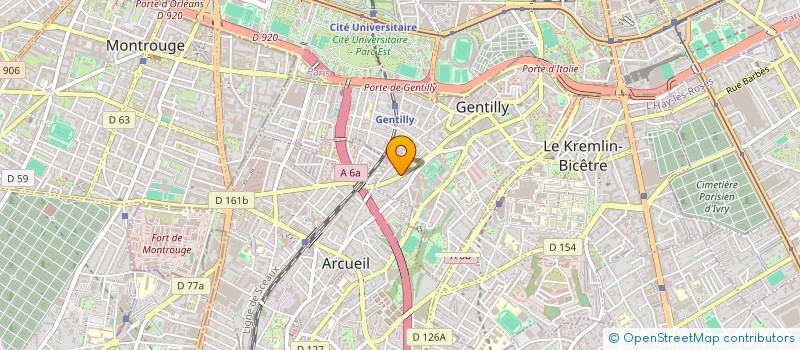 localisation de l'entreprise LTD-CONCEPT à GENTILLY